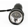 Фонарь аккумуляторный E145 CREE 1Вт фокус 3 режима 220В пластик. черн. (бокс) Ultraflash 12352