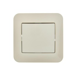 Выключатель 1-кл. 1п СП ASTI 10А IP20 в сборе крем. LEZARD 7081-0303-100
