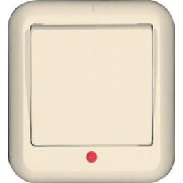 Выключатель 1-кл. ОП Прима 6А IP20 с индикацией сл. кость (опт. упак.) SchE A16-046-S