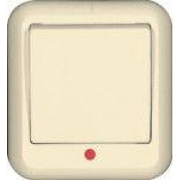 Выключатель 1-кл. ОП Прима 6А IP20 с индикацией сл. кость (опт. упак.) SchE A16-046-S