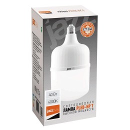 Лампа светодиодная высокомощная PLED-HP-T120 40Вт 4000К нейтр. бел. E27/E40 (переходник в компл.) 37