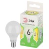 Лампа светодиодная GREEN LINE P45-6W-830-E14 GL 6Вт шар 3000К свет тепл. E14 Эра Б0067056