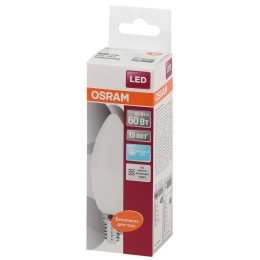 Лампа светодиодная LED Star Classic B 60 6.5W/840 6.5Вт свеча матовая 4000К нейтр. бел. E14 550лм 22