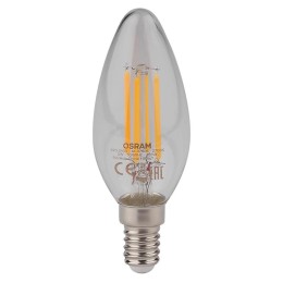 Лампа светодиодная филаментная LED STAR CLASSIC B 60 5W/827 5Вт свеча 2700К тепл. бел. E14 660лм 220