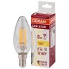 Лампа светодиодная филаментная LED STAR CLASSIC B 60 5W/827 5Вт свеча 2700К тепл. бел. E14 660лм 220