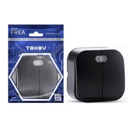 Выключатель 2-кл. ОП Frea 10А IP20 250В с индикацией АБС-пластик карбон TOKOV ELECTRIC TKE-FR-V2I-C1