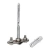 Держатель фасадный L100мм Ni PROxima EKF lp-d2307-ni