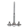 Держатель фасадный L100мм Ni PROxima EKF lp-d2307-ni