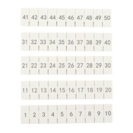 Маркировка для клемм 2.5 UT 1-50 (уп.100шт) EKF scr-ut-mrk-2.5-1-50