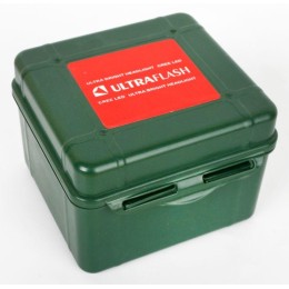 Фонарь аккумуляторный налобный E157 CREE 3Вт фокус 2 режима 220В пластик. желт. (бокс) Ultraflash 12