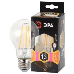 Лампа светодиодная филаментная F-LED A60-13W-827-E27 Эра Б0035027