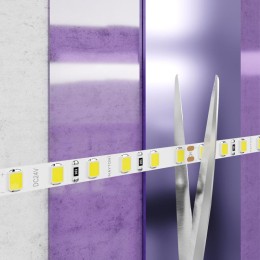 Лента светодиодная 24В 2835 9.6Вт/м 3000К IP20 5мм (уп.5м) Maytoni 20019