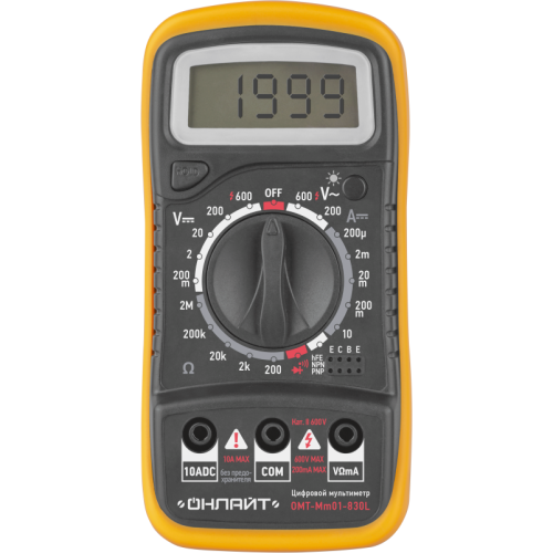 Мультиметр 90 080 ОMT-Mm01-830L (830L) ОНЛАЙТ 90080