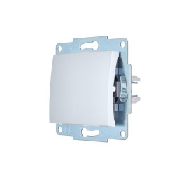 Выключатель 1-кл. 1п СП ASTI 10А IP20 механизм жемчуж./бел. перламутр. LEZARD 7081-3088-100