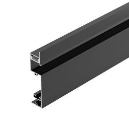 Профиль PLINTUS-H73-F-2000 BLACK алюм. L2000 Arlight 043480