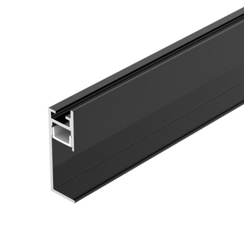 Профиль PLINTUS-H35-F-2000 BLACK алюм. L2000 Arlight 043599