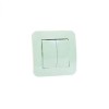 Выключатель 2-кл. СП Lillium N 10А IP20 крем. Makel 55203