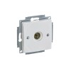 Розетка телевизионная одиночная TV Basic механизм альп. бел. ABB 2CKA001724A4276