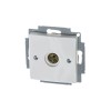 Розетка телевизионная одиночная TV Basic механизм альп. бел. ABB 2CKA001724A4276