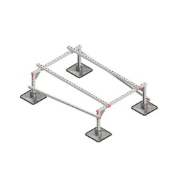 Конструкция опорная для установки оборудования TECHNORAPTOR STEELFOOT 1000х1500 КМ TR0100