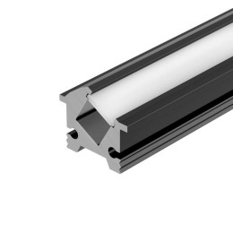 Профиль SL-BEVEL-H12-F13-2000 ANOD BLACK алюм. L2000 Arlight 043749