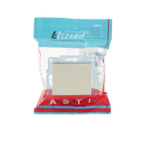 Выключатель 1-кл. 1п СП ASTI 10А IP20 механизм крем. LEZARD 7081-0388-100