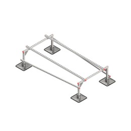 Конструкция опорная для установки оборудования TECHNORAPTOR STEELFOOT 1000х2000 тип 1 КМ TR0101