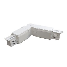Коннектор поворотный шарнирный Trinity бел. Voltega TRA-VGL005CS-31W