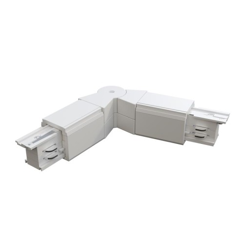 Коннектор поворотный шарнирный Trinity бел. Voltega TRA-VGL005CS-31W