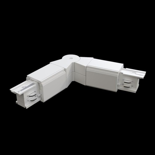 Коннектор поворотный шарнирный Trinity бел. Voltega TRA-VGL005CS-31W
