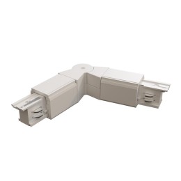 Коннектор поворотный шарнирный Trinity бел. Voltega TRA-VGL005CS-31W