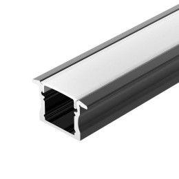 Профиль LINE-2315-F-2000 ANOD BLACK алюм. L2000 Arlight 044278