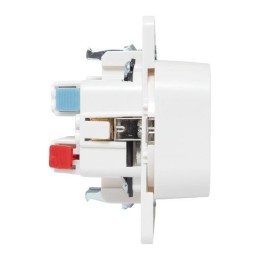 Розетка 2-м СП Стокгольм 16А IP20 с заземл. защ. шторки механизм бел. PROxima EKF EYR16-128-10