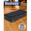 Матрас надувной 191х97х46см+встр. насос 220В (67401) Bestway 6942138985436