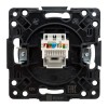 Розетка компьютерная 1-м Стокгольм RJ45 механизм черн. PROxima EKF EZK01-035-10
