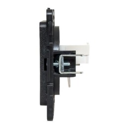 Розетка компьютерная 1-м Стокгольм RJ45 механизм черн. PROxima EKF EZK01-035-10