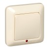 Выключатель 1-кл. СП Прима 6А IP20 с индикацией сл. кость (опт. упак.) SchE S16-053-S