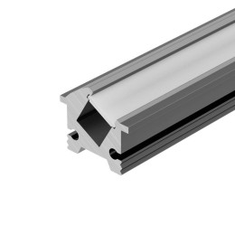 Профиль SL-BEVEL-H12-F13-2000 ANOD IRON GREY алюм. L2000 Arlight 045329
