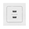 Розетка USB 2-м Стокгольм 2.1А механизм бел. PROxima EKF EYR16-028-10-2USB