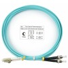 Шнур оптический FOP-50-LC-ST-3m duplex LC-ST 50/125мм OM3 3м LSZH Cabeus 7576c