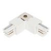 Муфта Г-образная универс. RS 3C TRACK LCU WH 66х66мм бел. Русский Свет 19131021046
