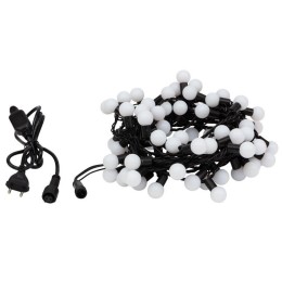 Гирлянда светодиодная "Мультишарики" 10м d23мм 80LED RGB 4Вт IP65 230В быстрая смена цвета провод ПВ