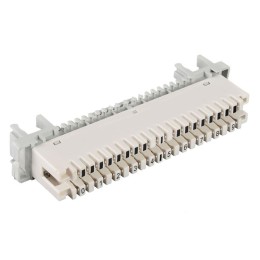 Плинт универсальный ПВТ-10Р-5е 10 пар размыкаемые контакты 0...9 ССД 120902-00081