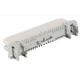 Плинт универсальный ПВТ-10Р-5е 10 пар размыкаемые контакты 0...9 ССД 120902-00081