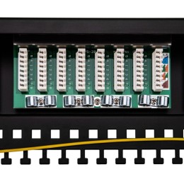 Панель коммутационная 19дюйм 1U 24 порта F/UTP RJ-45 CAT 5e PRO Rexant 02-0041