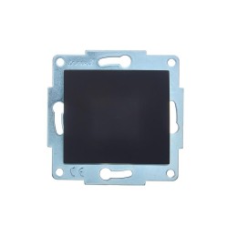Выключатель 1-кл. 1п СП ASTI 10А IP20 механизм черн. бархат LEZARD 7081-4288-100