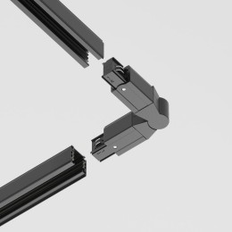 Коннектор поворотный шарнирный Trinity черн. Voltega TRA-VGL005CS-31B