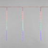 Гирлянда светодиодная "Тающие сосульки" 3.5м 8шт х50см шаг 50см 288LED мультиколор 3.6Вт 230В IP20 т
