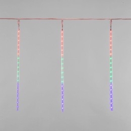 Гирлянда светодиодная "Тающие сосульки" 3.5м 8шт х50см шаг 50см 288LED мультиколор 3.6Вт 230В IP20 т