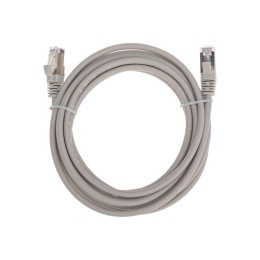 Патч-корд F/UTP кат.5e RJ45-RJ45 26AWG LSZH 3м сер. Rexant 02-0110-3
